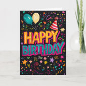 Carte Joyeux anniversaire (Devant)