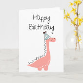 Carte Joyeux anniversaire (Fleur jaune)