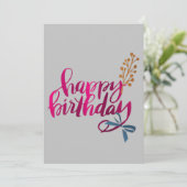 Carte Joyeux Anniversaire (Debout devant)