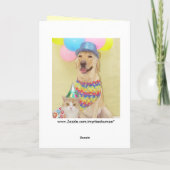 Carte Joyeux anniversaire (Dos)