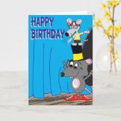 Carte Joyeux anniversaire (Fleur jaune)