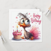 Carte Joyeux Anniversaire (Devant/Arrière en situation)