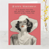 Carte Joyeux Anniversaire (Fleur jaune)