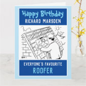 Carte Joyeux anniversaire (Fleur jaune)