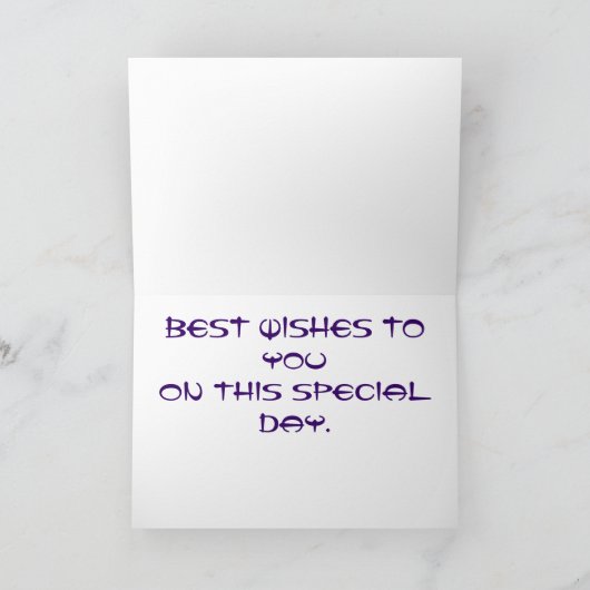 Carte Joyeux anniversaire (Intérieur)