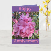 Carte Joyeux anniversaire (Fleur jaune)