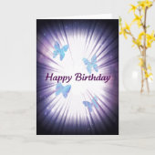 Carte Joyeux anniversaire (Fleur jaune)