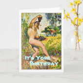 Carte Joyeux anniversaire (Fleur jaune)