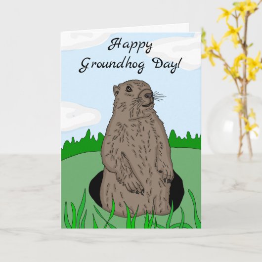 Carte Joyeux anniversaire (Fleur jaune)