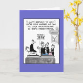 Carte Joyeux anniversaire (Fleur jaune)