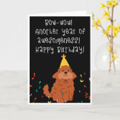 Carte Joyeux anniversaire (Fleur jaune)