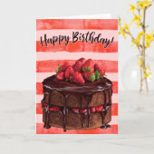 Carte Joyeux anniversaire (Fleur jaune)