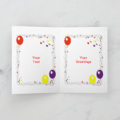 Carte Joyeux anniversaire (Intérieur)