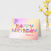 Carte Joyeux Anniversaire 16 Ans Sucré (Fleur jaune)
