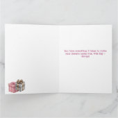 Carte Joyeux anniversaire 16e adolescente douce fille (Intérieur)