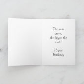 Carte Joyeux anniversaire 1998 Nouvelles de l'année de n (Intérieur)