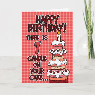 Carte Joyeux anniversaire - 1 an
