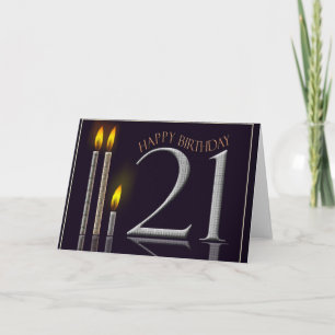 Carte Joyeux anniversaire 21 !