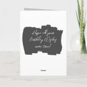 Carte Joyeux anniversaire 21 aujourd'hui ajouter photo g (Dos)