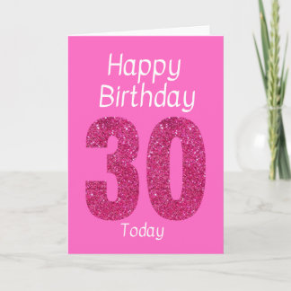 Carte Joyeux anniversaire - 30
