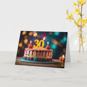 Carte Joyeux anniversaire, 30,