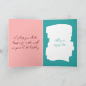 Carte Joyeux anniversaire 30 aujourd'hui ajouter photo b (Intérieur)