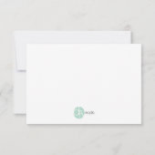 Carte Joyeux anniversaire 30e 50e 60e Floral (Dos)