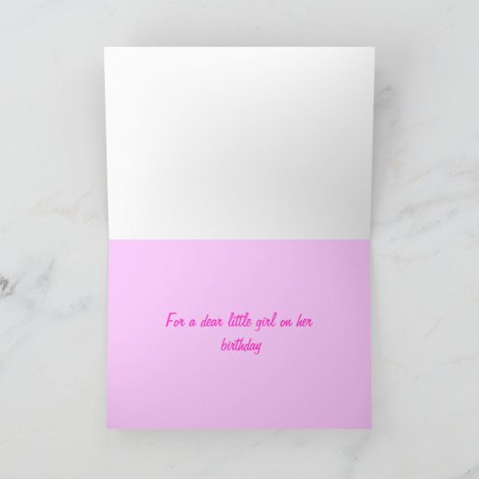 Carte Joyeux anniversaire 3 ans ajouter le nom/modifier  (Intérieur)