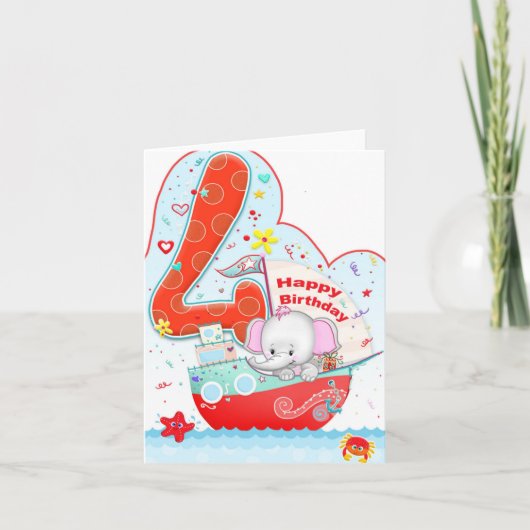 Carte Joyeux anniversaire 4 (Devant)