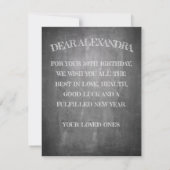 Carte Joyeux anniversaire - 50 ans et fabuleux (Dos)