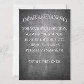 Carte Joyeux anniversaire - 50 ans et fabuleux (Dos)