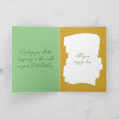 Carte Joyeux anniversaire 50 aujourd'hui ajouter photo v (Intérieur)