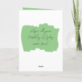 Carte Joyeux anniversaire 50 aujourd'hui ajouter photo v (Dos)