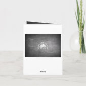 Carte Joyeux anniversaire - 60 ans & Fabuleux en chalkbo (Dos)