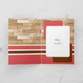 Carte Joyeux anniversaire 60 aujourd'hui nom brun rouge (Intérieur)