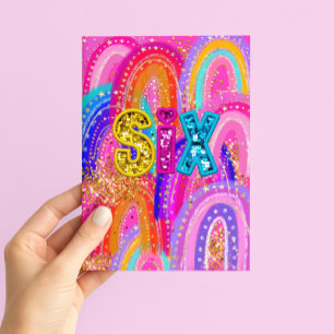 Carte Joyeux Anniversaire 6 ans Filles