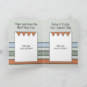 Carte Joyeux anniversaire 70 aujourd'hui ajouter nom ver (Intérieur)