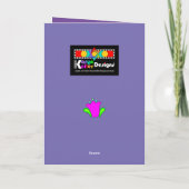 Carte Joyeux anniversaire 75, Israël (Dos)