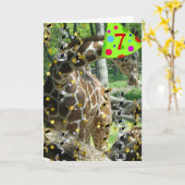 Carte Joyeux anniversaire 7 ans (Fleur jaune)