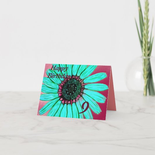 Carte Joyeux anniversaire 9e anniversaire (Devant)