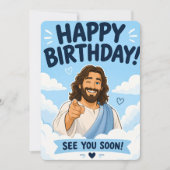 Carte Joyeux Anniversaire — À Bientôt ! (Devant)