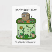 Carte Joyeux anniversaire à Gardener (Devant)