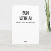 Carte Joyeux anniversaire à la fille la plus froide jama (Dos)