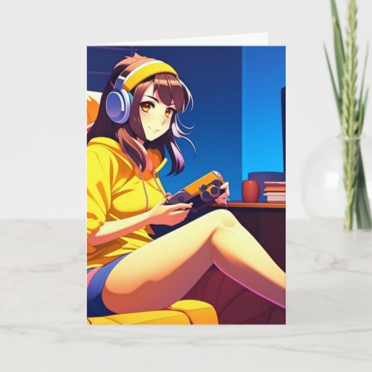 Carte Joyeux anniversaire à la fille la plus froide jama (Devant)