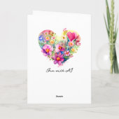 Carte Joyeux anniversaire à la grand-mère la plus douce (Dos)