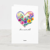 Carte Joyeux anniversaire à la maman la plus douce (Dos)