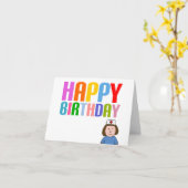 Carte Joyeux anniversaire à la meilleure infirmière (Fleur jaune)