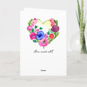 Carte Joyeux anniversaire à la meilleure jeune fille (Dos)