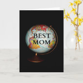 Carte Joyeux Anniversaire À La Meilleure Maman Sur Terre (Fleur jaune)