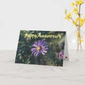 CARTE "Joyeux ANNIVERSAIRE" À L'AMOUR DE MA VIE (Fleur jaune)